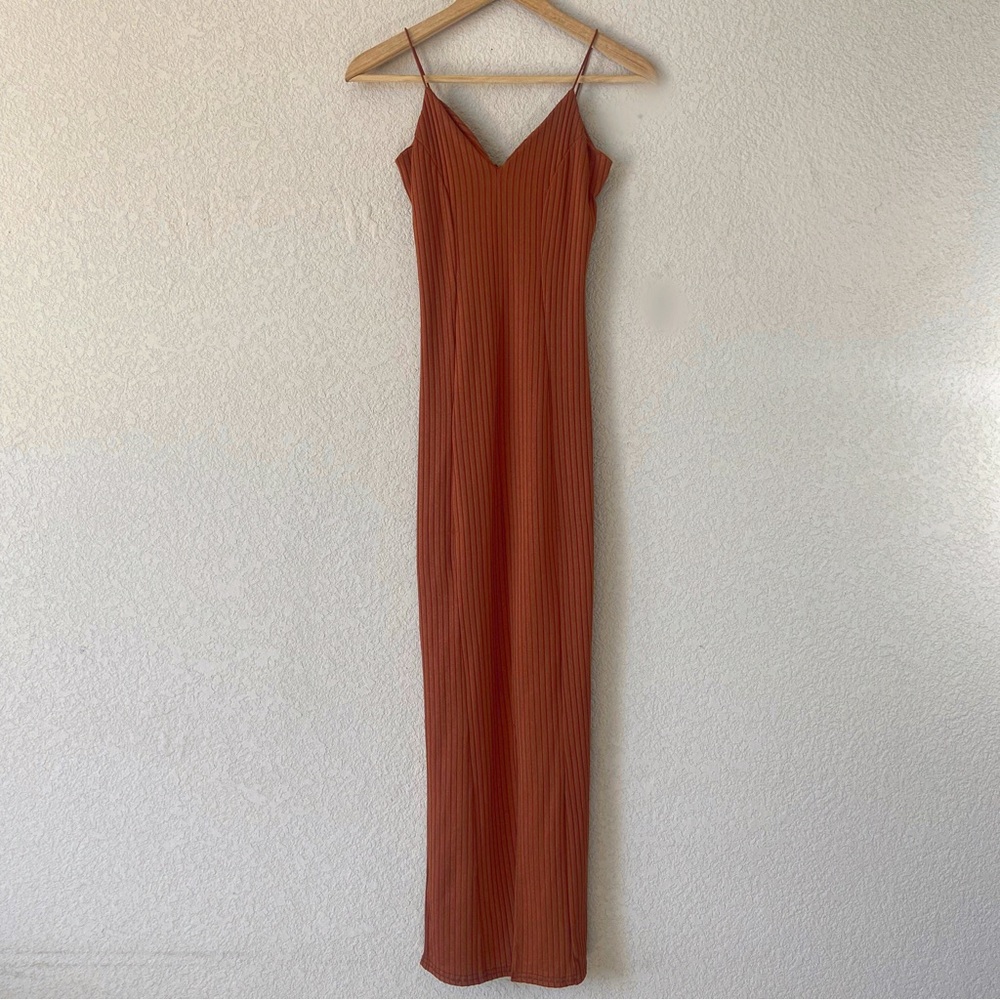 Pretty Little Thing Long Body Hugging Dress NWOT